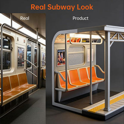 vintage subway train lamp
