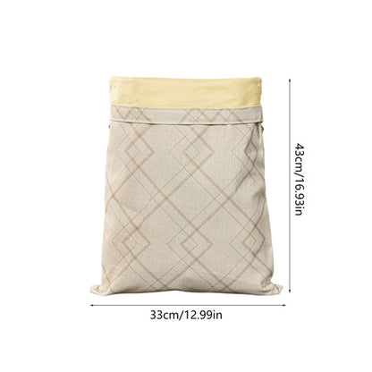 Reusable Beeswax Bread Bags – Natural Beeswax-Lined Cotton Bags for Freezer & Fridge Storage
