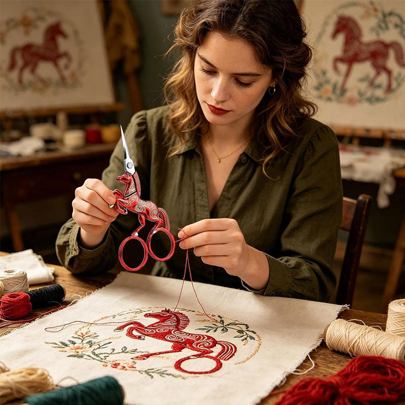 hand-embroidered chinoiserie tapestry